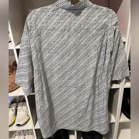 MEN'S ARCHIVE LETTERS SHIRT IN BLACK - Picture 2 of 5